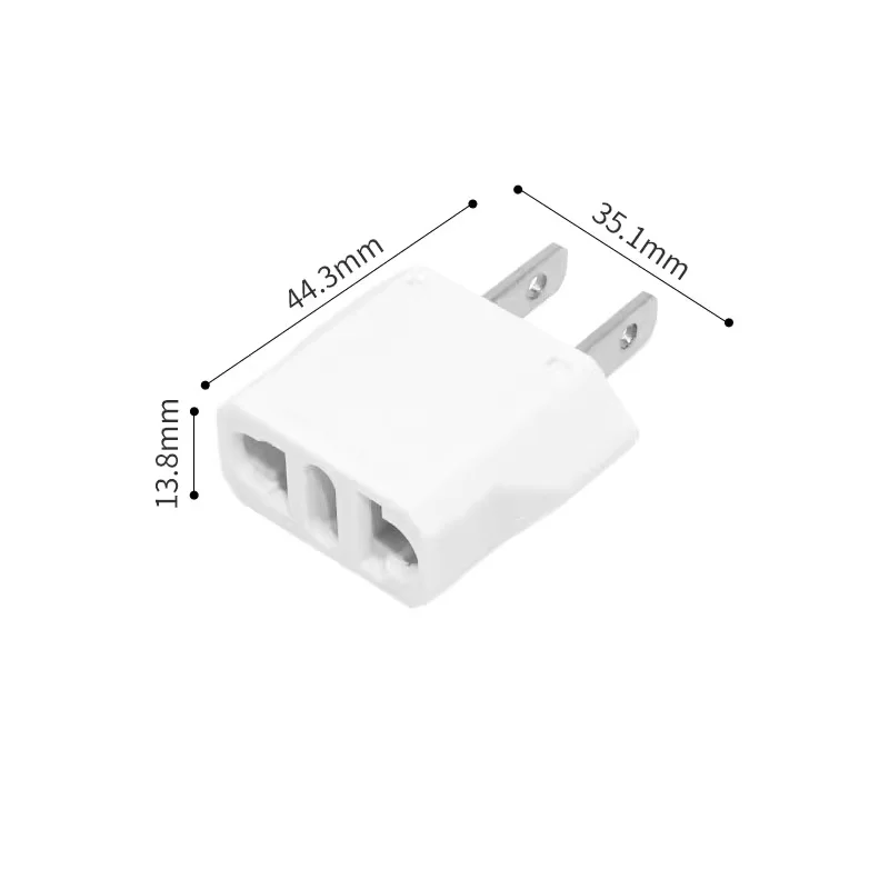 1Pcs/lot EU Plug Adapter US to EU Plug Adapter CN to EU Travel Adapter Electric KR Euro Plug Converter Power Sockets AC Outlet
