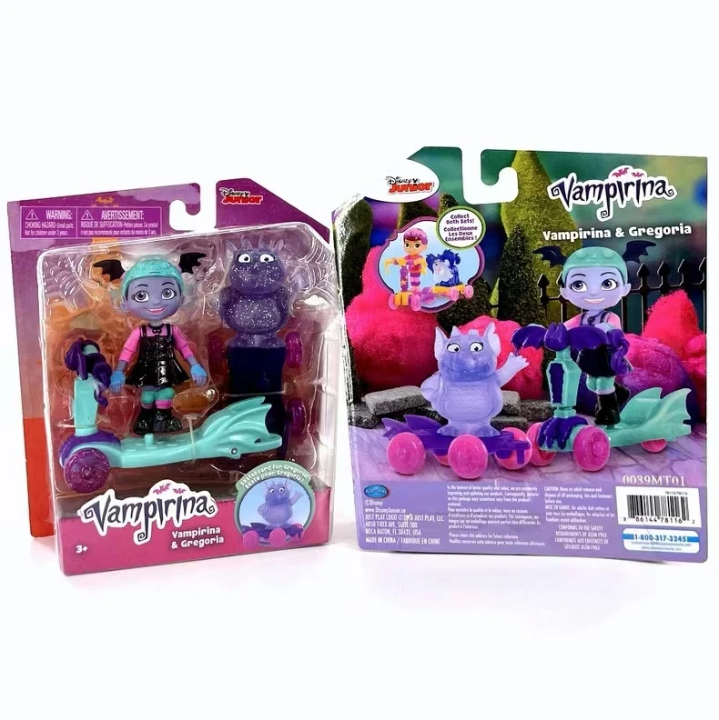 Vampirina Girl Cute Sharp Teeth Nana Doll Skateboard Toys Hobbies Action Figures Holiday Gifts for Children ﻿ Collect toys