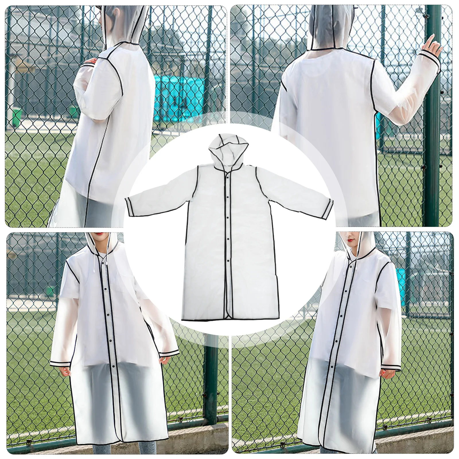 

Long Raincoat Fishing for Jacket Clear Women Protective Jackets Women's Work Clothes