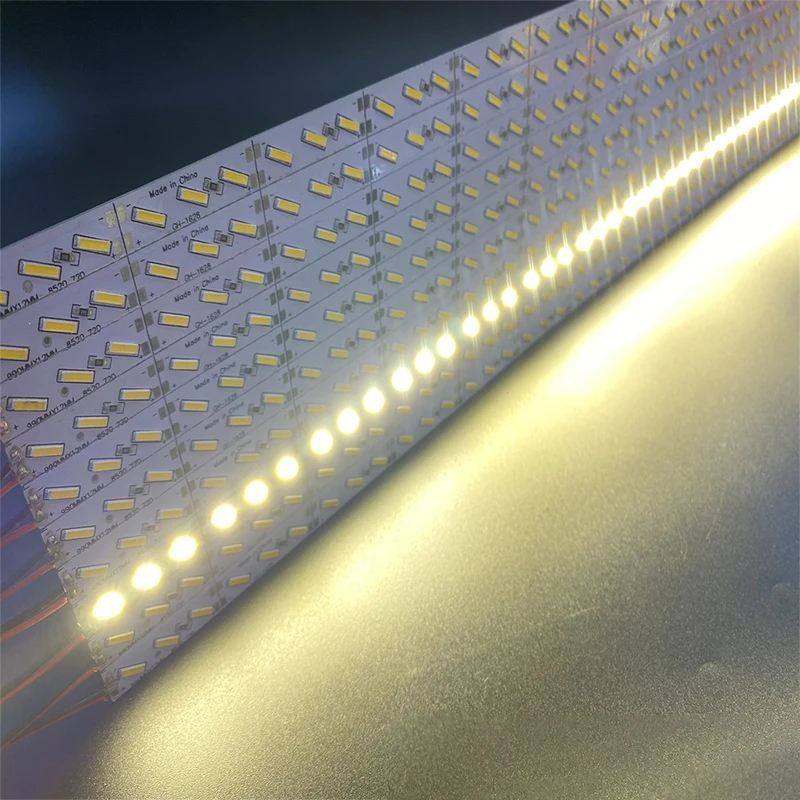 Imagem -05 - Luzes de Barra Led Super Brilhantes 12v 24v dc Branco Branco Frio 10 Pcs Luzes de Vitrine Led 7020