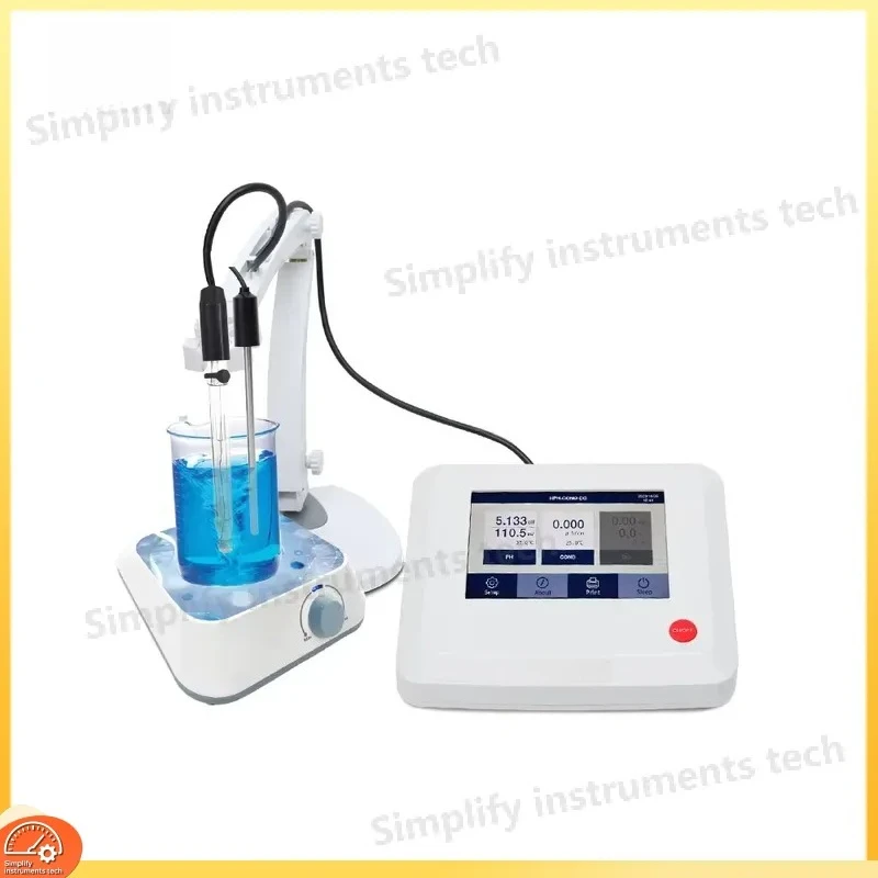 High Precision Lab Touchscreen pH Conductivity Meter Water Quality Analyzer TDS EC Tester Digital Monitor for Aquarium Pool