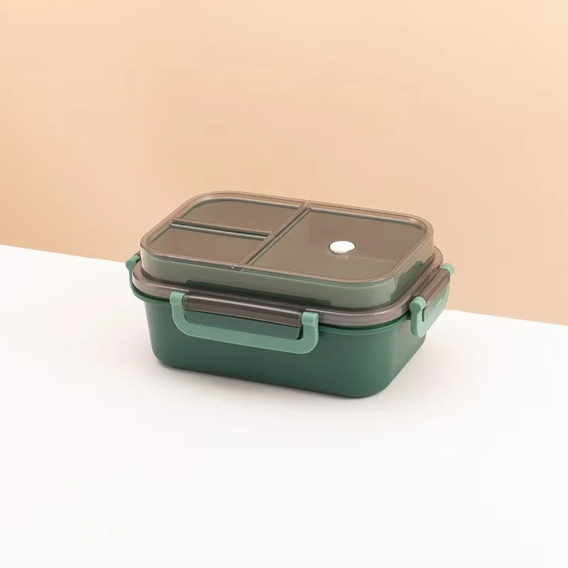 Doppelschichtige, versiegelte Lunchbox mit Fächern, tragbar und mikrowellenheizbar, geeignet für das Mittagessen von Büroangestellten