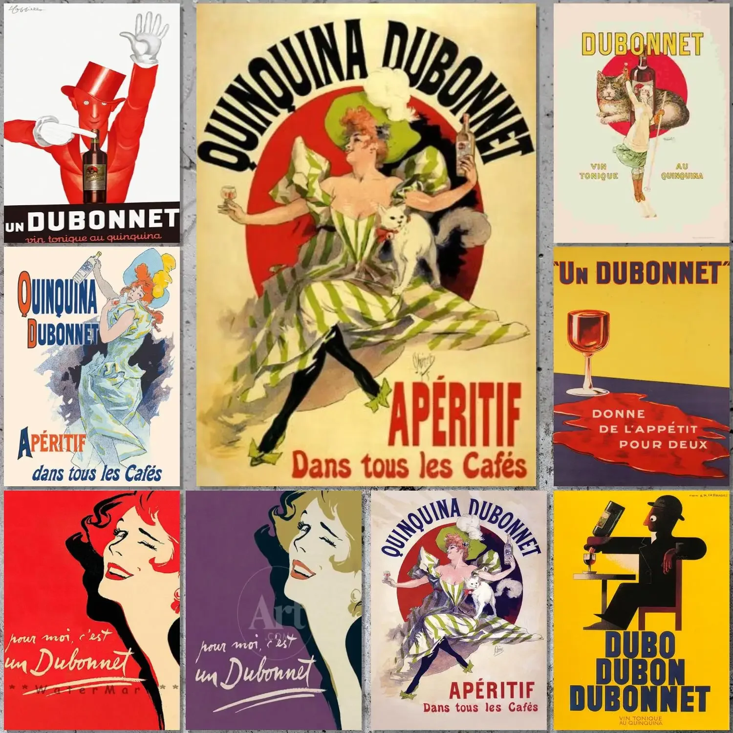 dubonnet Poster Canvas Art Poster and Wall Art Picture Print Modern Family bedroom Decor Posters