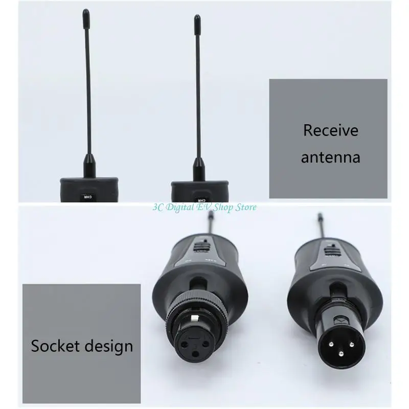 

E74D Wireless System Micphone Wireless Transmitter System Quality Sound Transmission