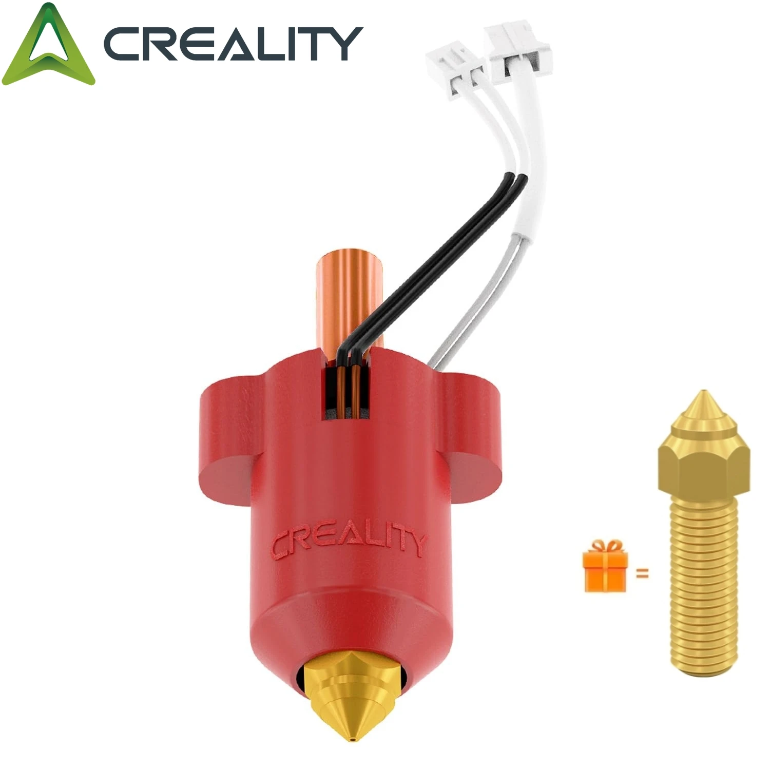 Creality Official Ender 3 V3 KE Ceramic Hotend Kit, Ender 3 V3 KE Ceramic Heating Block Kit, 300°C Extruder Hot End 3d printer