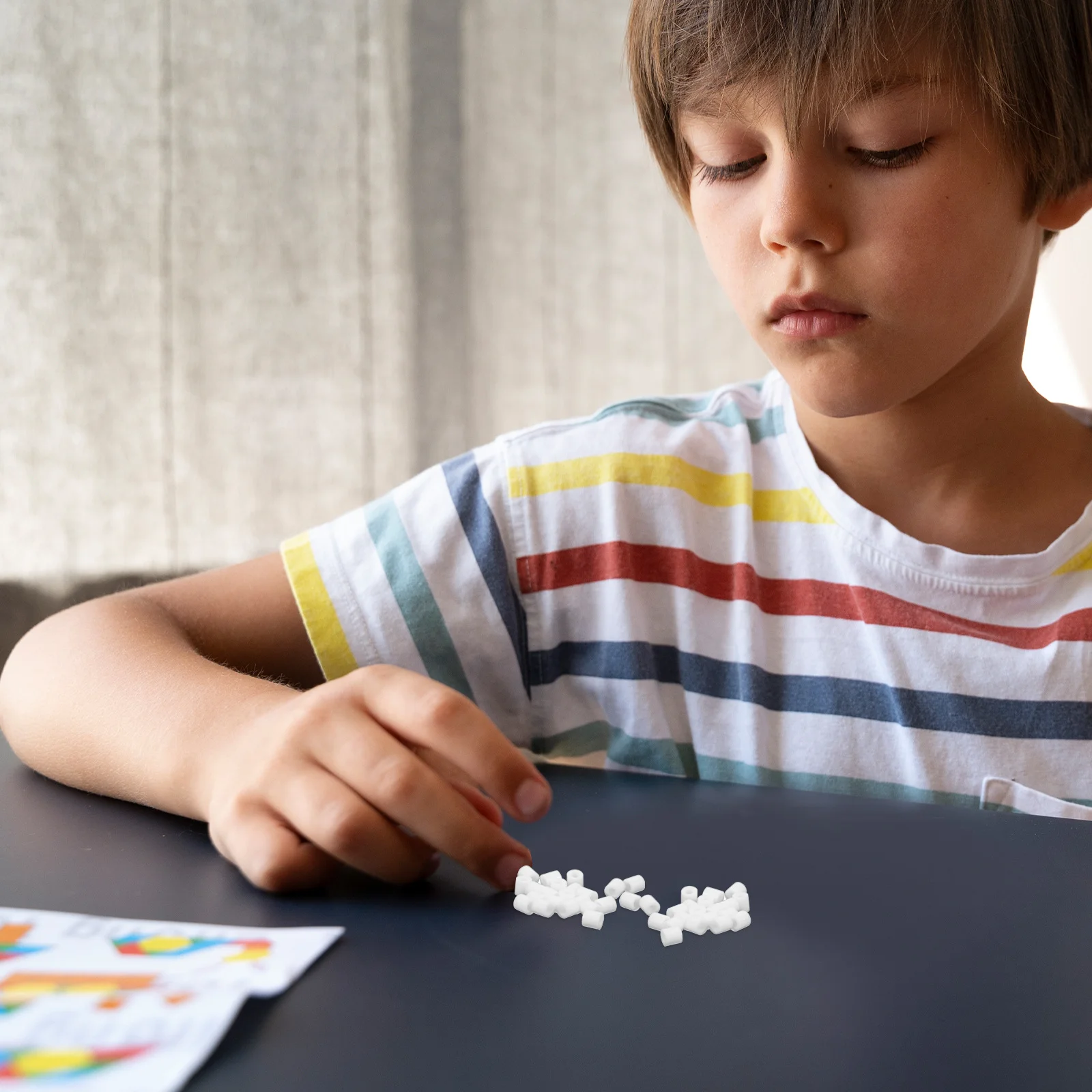 1 حقيبة فيوز الخرز لغز الحرفية للأطفال DIY بها بنفسك ذوبان الخرز تنصهر حبة عدة بلون Pegboards تنصهر حبة عدة الخرز الحرفية ،