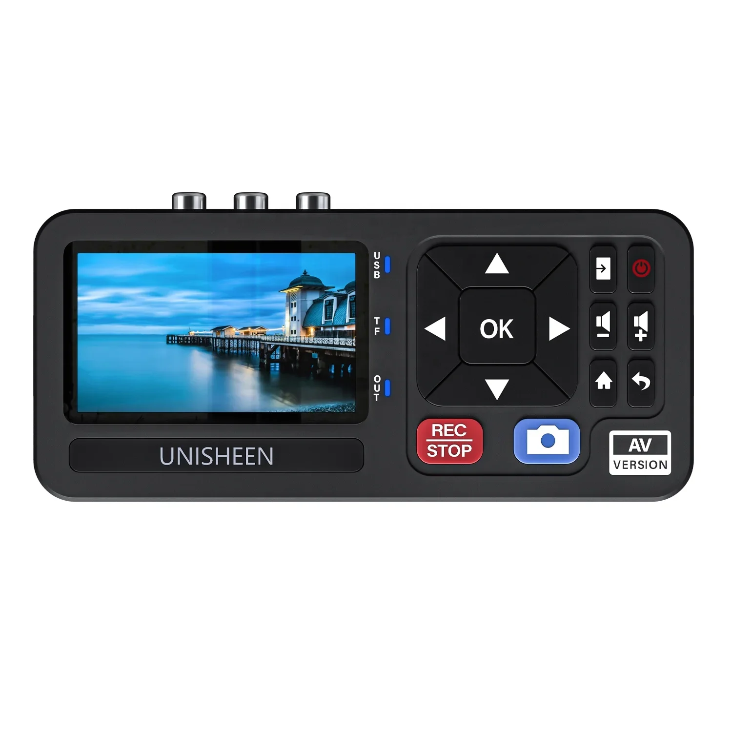 Unisheen UR230A Mini Size StandAlone Endoscope Switchable Video Recorder S-Video RCA Camera Capture Box VHS Recorder