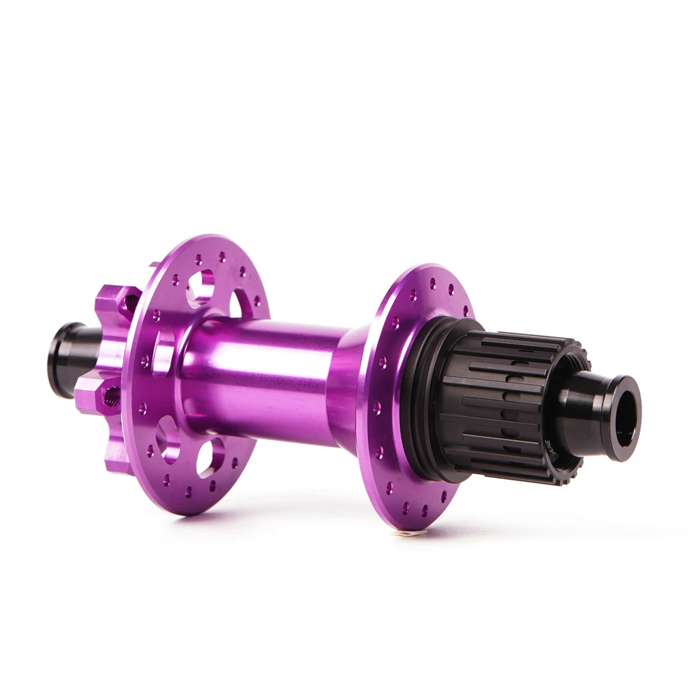 350 Purple Bicycle Hub 32 Holes Bearing Bike Freehub 6-Bolt Disc Brake J Bend Boost MTB Hub For Shimano HG XD MS 110X15 148X12