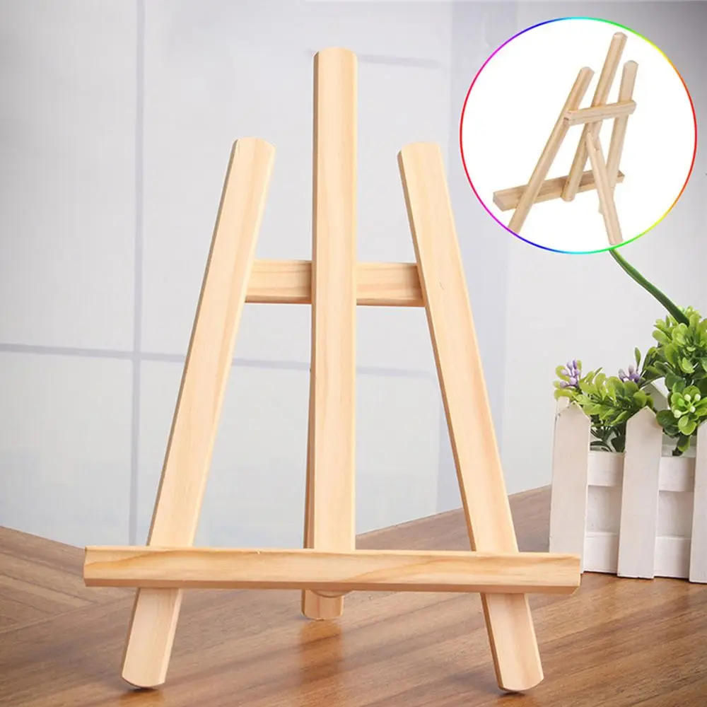 Durable Lightweight Solid Wood Easel Easel Foldable Painting Rack Sketch Easel Table Card Stand Wedding Party Decoration