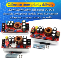 1800W 40A DC-DC Boost Converter Step Up Power Supply Module 10-60V to 12-90V Adjustable Voltage Converter 1500W 30A 1200W 20A