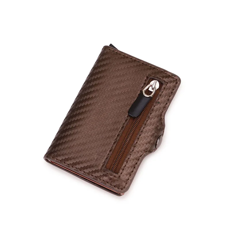 Slim Thin Magic Mini Wallet Smart Minimalist Wallet 2023 New RFID Card Holder Wallet Anti-magnetic Anti-theft Zipper Wallet