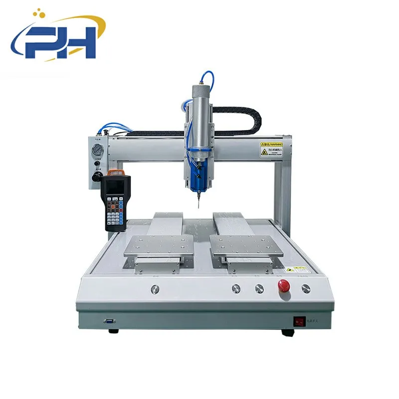 Automatic bench top 5331 glue dispensing robot 330CC 704 silicone glue dispensing machine