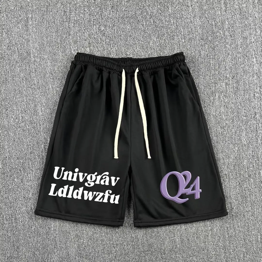 ジムスポーツメンズショーツアメリカンスタイルジョガー屋外ランニングバスケットボールトレーニングショーツ夏のビーチパンツフィットネス 2025 新しい