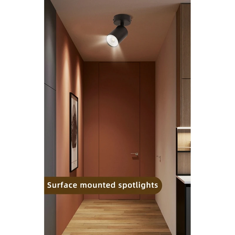 LED Anti-Glare Spotlight Chandelier Ceiling Lamp Bedroom Corridor Track Spot Light For Home And Decor