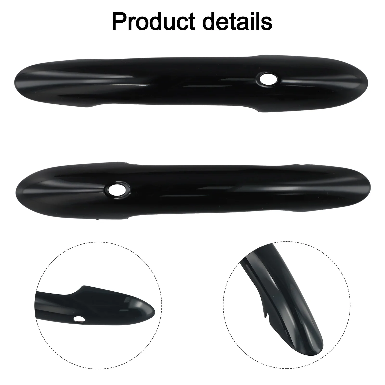 ABS Door Handle Cover W Sensor For MINI For COOPER F54 F55 F56 F57 F60 Glossy Black Exterior Door Handles Cover