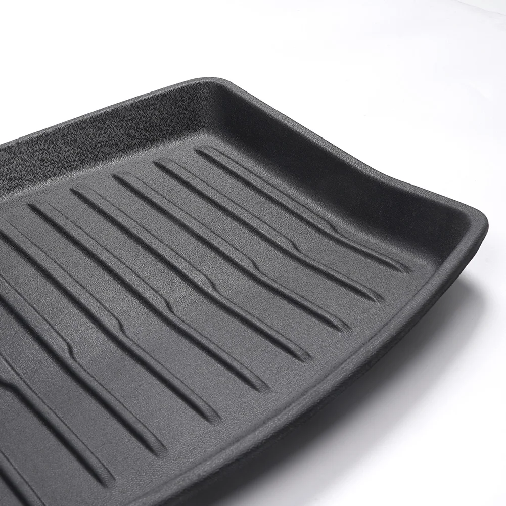 

Car Front Rear Trunk Mats Full Protection TPE Pad Front Rear Mat Trunk Mats TPE Front Rear Storage Box Pad for Tesla Model 3 24
