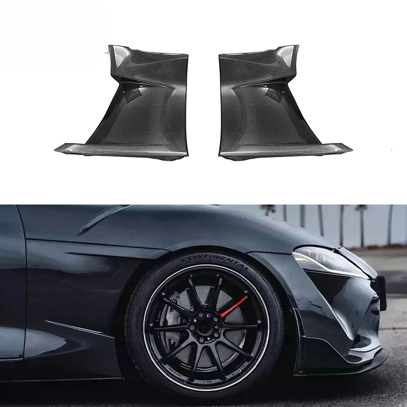 Supra A90 Carbon Fiber Side Fenders EVS Style Front Fenders Auto Accessories for Toyota GR Supra MK5 MKV A90 A91