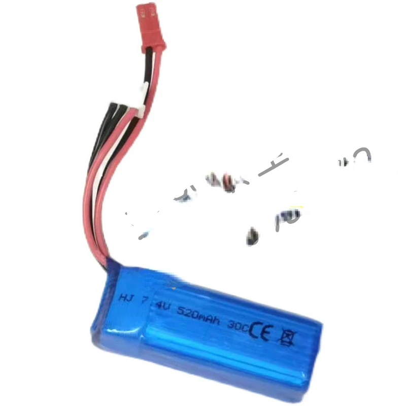 

RC1/28 mosquito car battery MINI-Q MINI-D Weili mosquito car 7.4V lithium battery 520mA