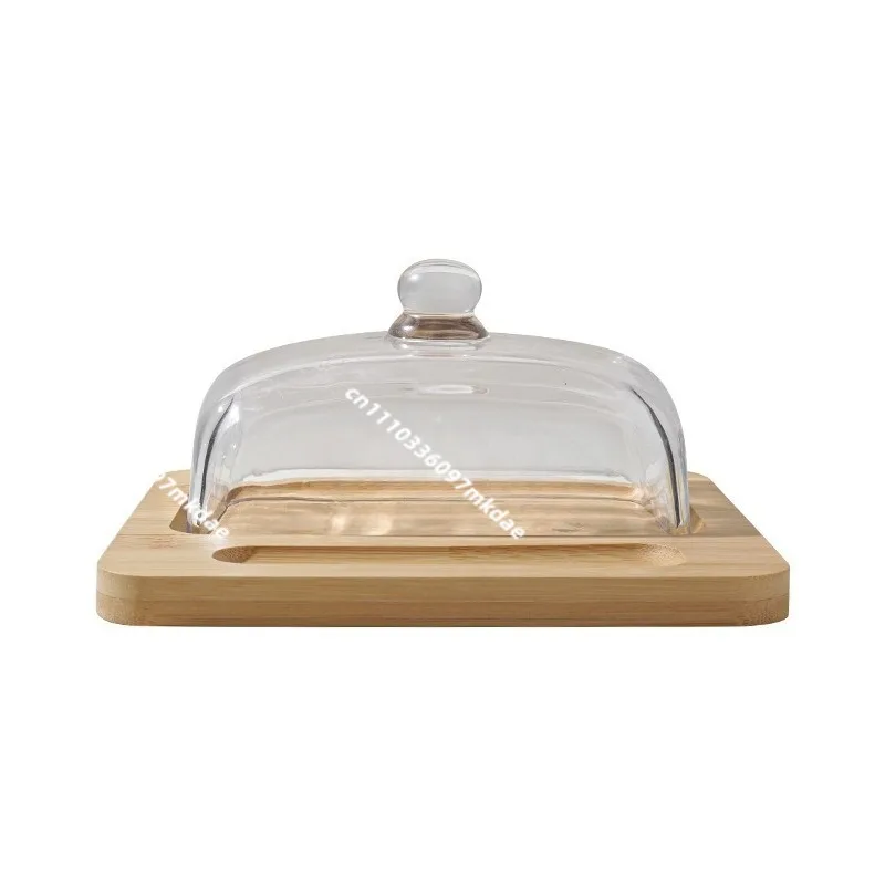 Glass lid, cheese butter cheesecake dessert box