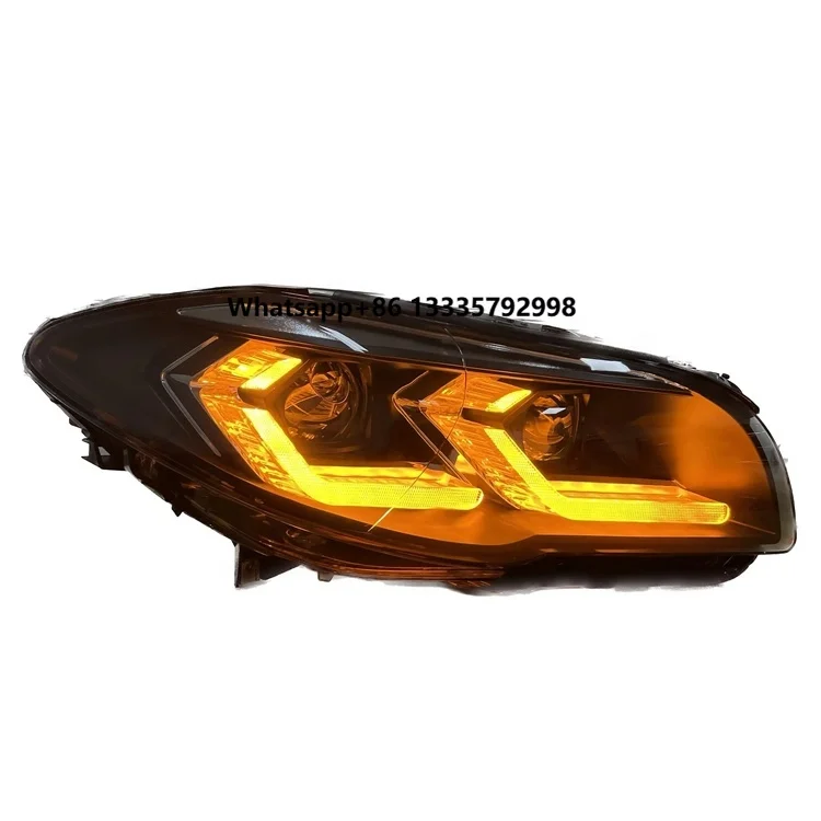 

Right Hand Drive RHD Projector Lens LED Headlights for 2010 2011 2012 2013 BMW 5 Series F10 with Non-adaptive Xenon