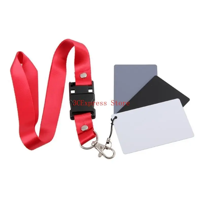 Удобная 18% серая карта для фотографов, нуждающихся в точном сопоставлении цвета