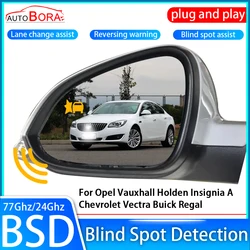 Car Blind Spot Detection System BSD BSA Sensor Drive Monitoring for Opel Vauxhall Holden Insignia A Chevrolet Vectra Buick Regal