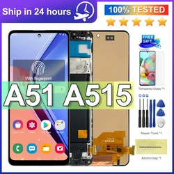 100% Test For Samsung A51 LCD A515F SM-A515F/DS A515F/DS A515F Display Touch Screen Digitizer For Samsung A515 Display