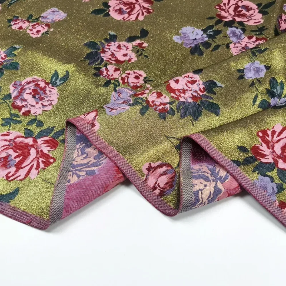 

Brocade Jacquard Fabric Firm Windbreaker Dress Clothing Fabrics Cloth Diy Apparel Sewing Cloth Per Meter Material