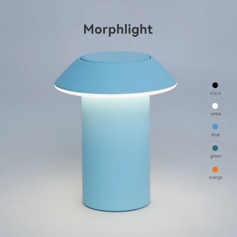 

LED Touch Control Creative Atmosphere Desk Lamp, Minimalist Night Light DIY Shape Portable Mushroom Lamp, Table Lamp for Bedroom