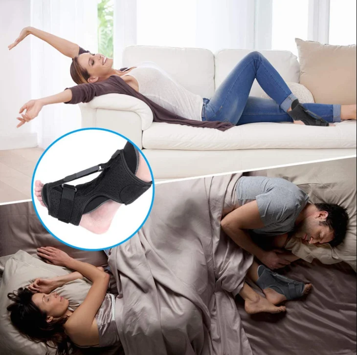 مصنع شعار مخصص التهاب اللفافة الأخمصية جبيرة ليلية قطرة القدم تقويم العظام هدفين أخيل الأوتار دعم الكاحل #4