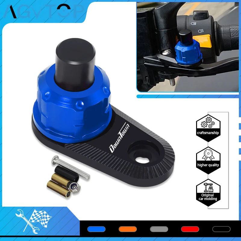 

For ak550 downtown200i 300i 350i 200 250 350 MAXSYMTL500 508 Motorcycle Parking Button Brake Lever Semi-automatic Lock Switch