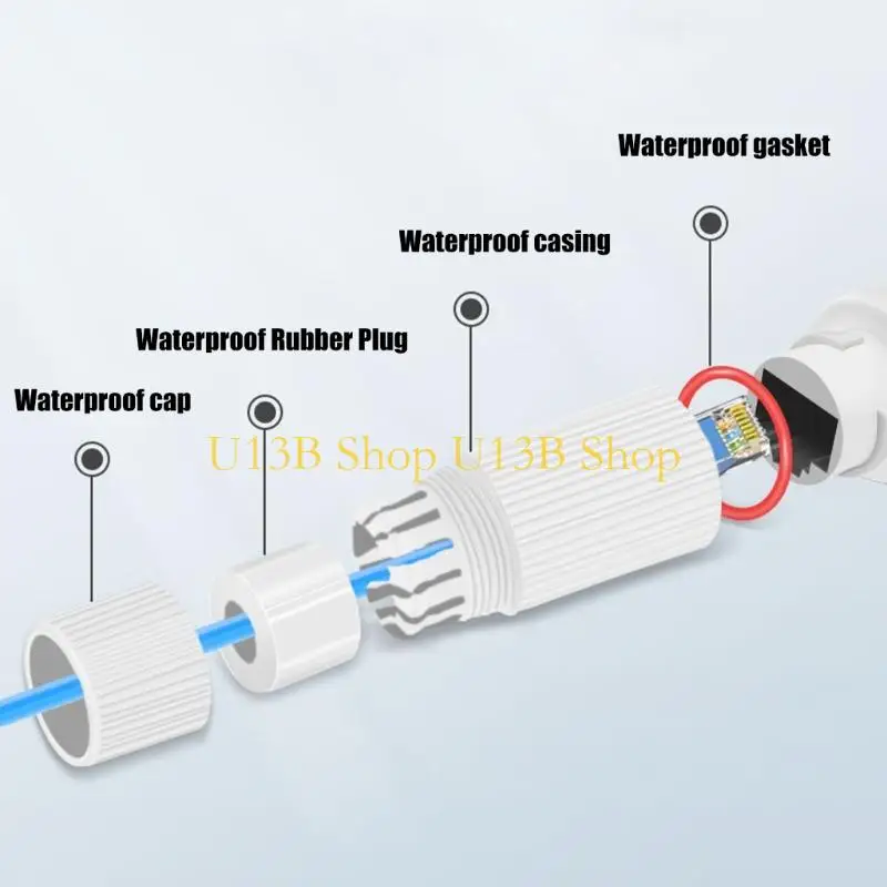 U13B High Efficiency 24V To 12V POE Splitter For Outdoor Surveillances Systems