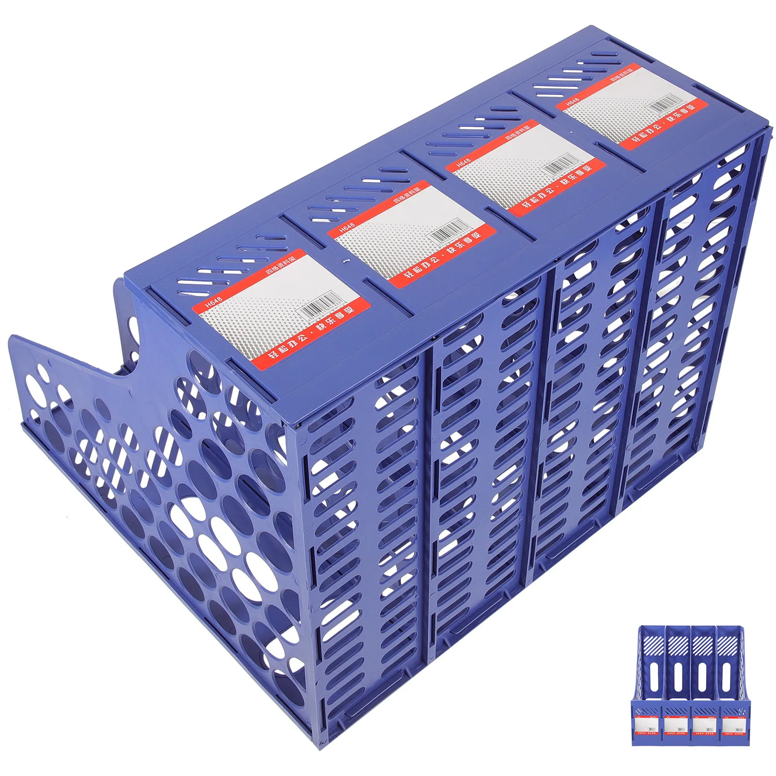 

1Set Desktop File Storage Rack Spacious A4 File Organizer for Documents Files Folders Book Storage Rack Document Holder