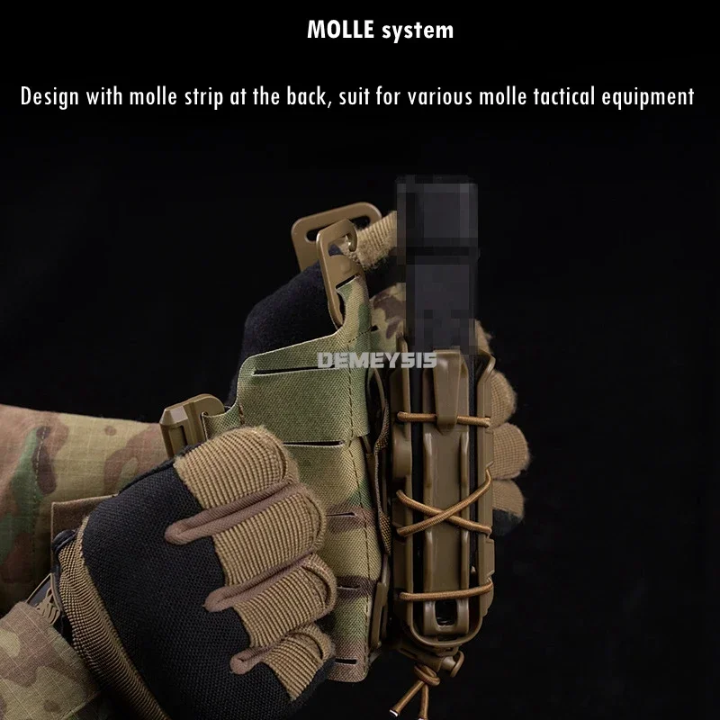 9 مللي متر 45ACP مجلة الحقائب الصيد مضيا الشعلة حامل الخصر الحقيبة التكتيكية اطلاق النار مسدسات مولي واحدة ماج الحقائب