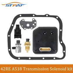 STPAT For Dodge 42RE Transmission Solenoid Valve A518 618 46RE 47RE Governor Pressure Sensor Solenoid Valve Filter Kit 2000-UP