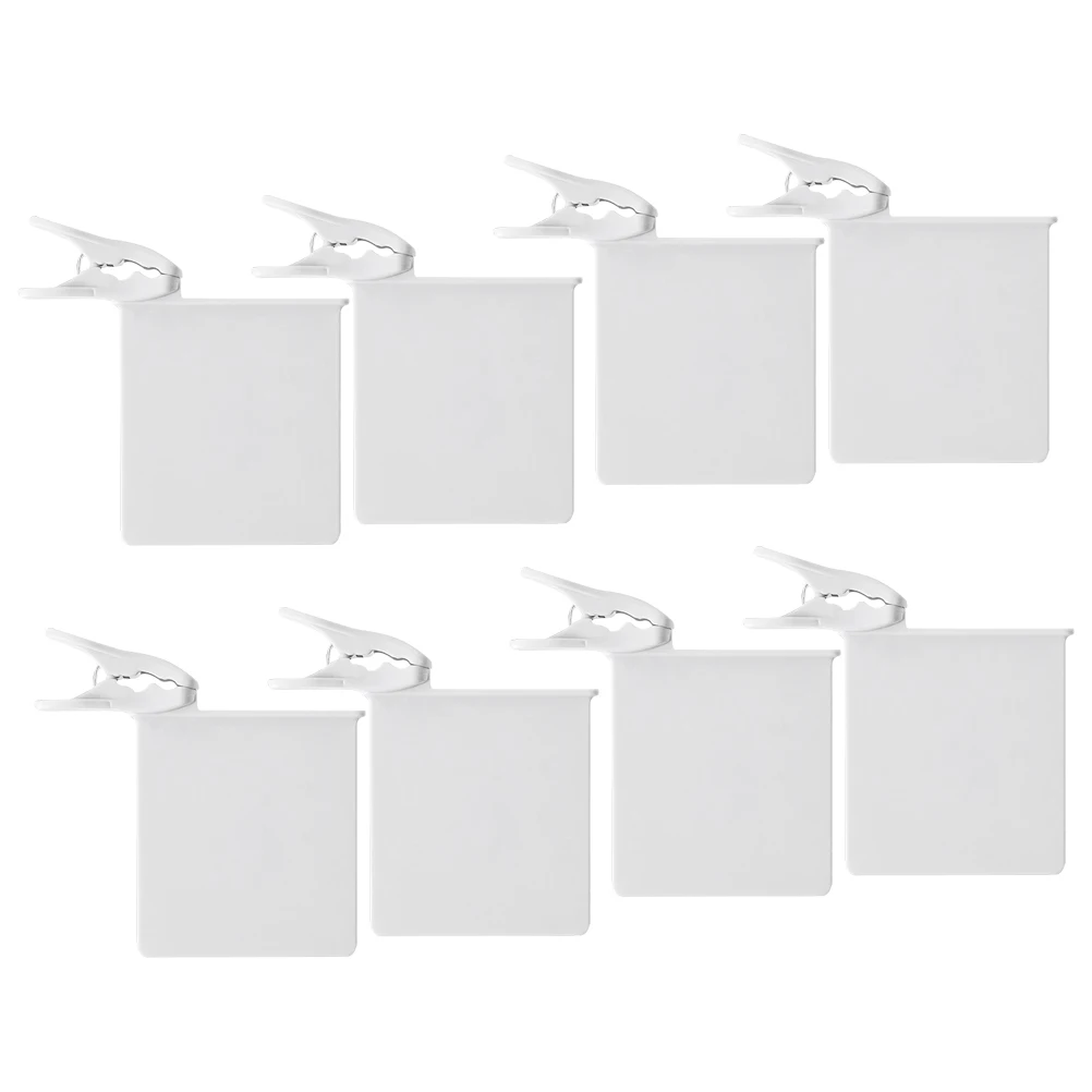 

8 Pcs Fridge Refrigerator Storage Divider Small Separator Household Convenient White ABS Kitchen Accessories Wear