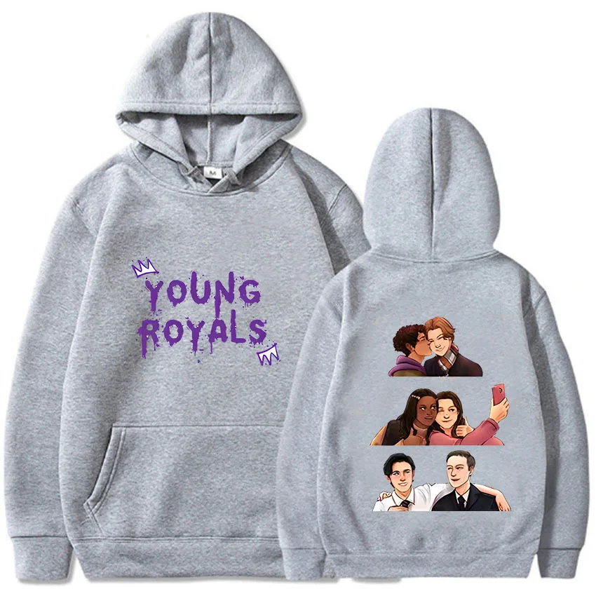 Young Royals Printed Women Men Hoodies Sweatshirts Casual Clothes Fashion Hip Hop Tops Streetwear Pullovers Vintage Costumes