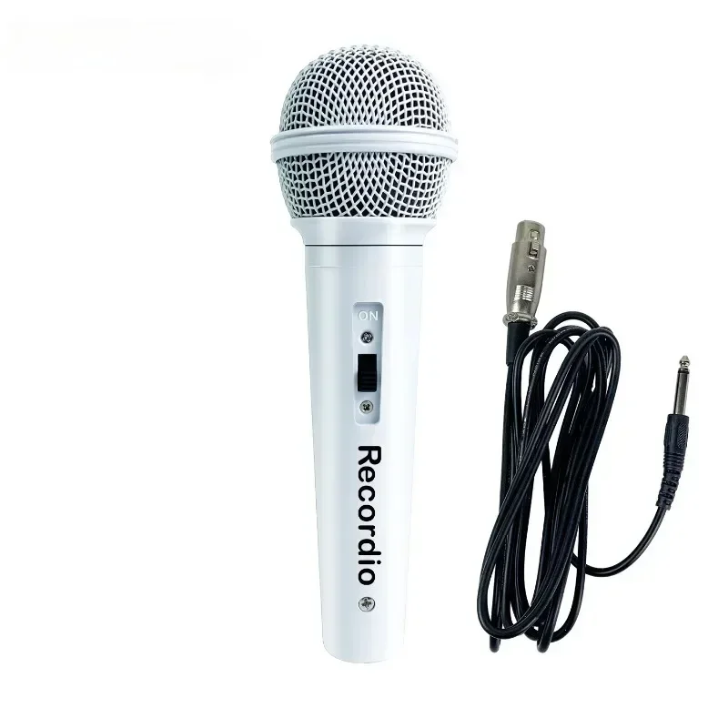 For GAM-58W New Karaoke Moving Coil Microphone Wired Microphone For Home Karaoke Singing With Wire Audio Microphone.