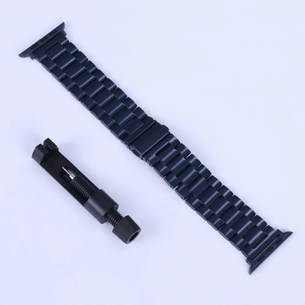 Edelstahlarmband für Apple Watch 46 mm Ultra 49 mm, Metallarmband für iWatch 12 11 10 9 8 SE 42 mm, Business-Uhrenarmband – Detail 7