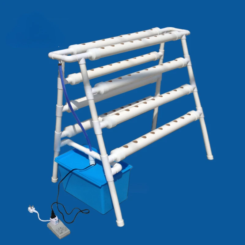 

Double-sided ladder-type automatic pipeline soilless cultivation equipment for growing vegetables on family balcony hydroponics