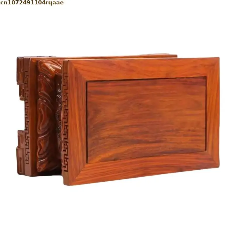 Hoge kwaliteit minimalistische vaas bloempot houten sorteertafel desktop bonsai plant voetstuk staande bloembasis plant steiger