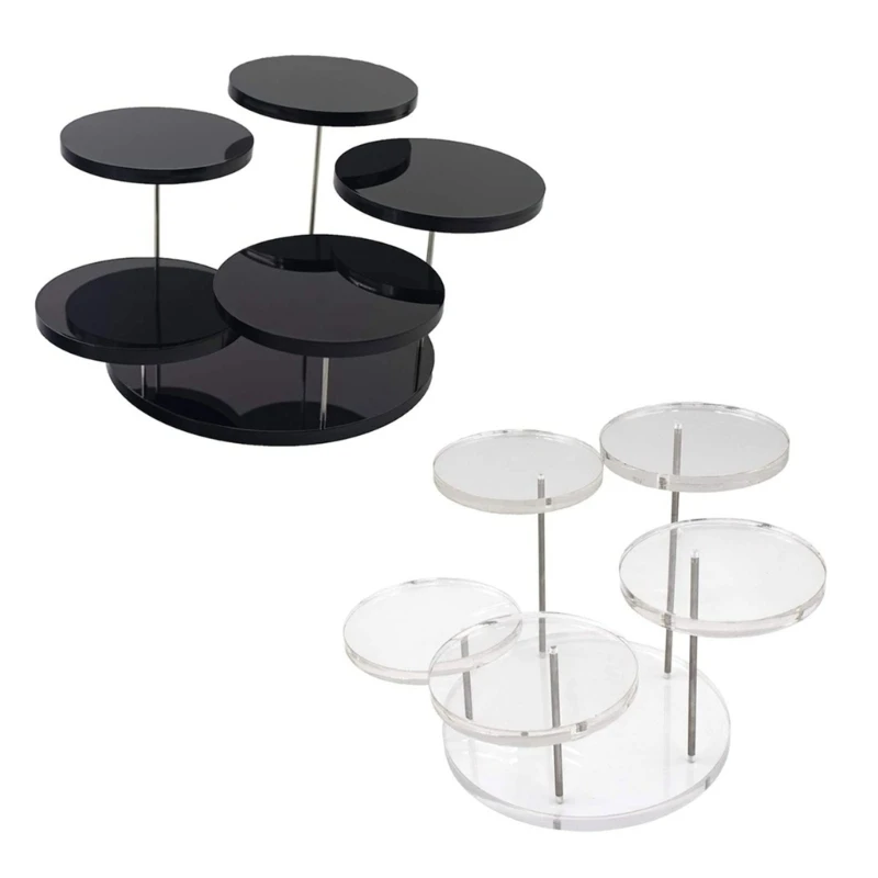 

N0HB Sturdy Acrylic Rings Stand Durable Acrylic Jewelry Stand Rack Holder for Collectors and Jewelry Enthusiasts