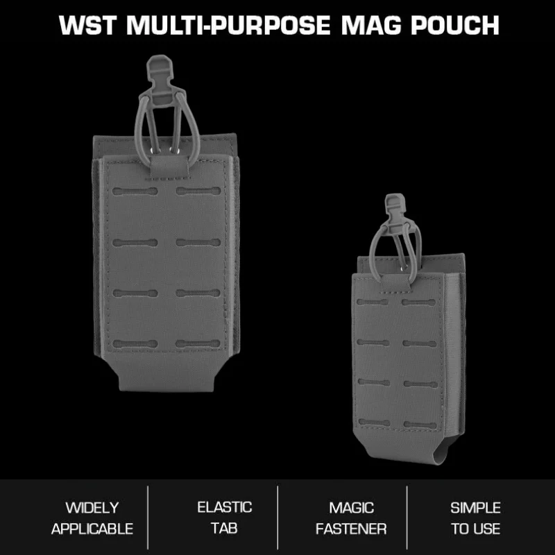 

Lightweight MOLLE Modular Mag Pouch | Multi-Platform EDC Carrier | For Outdoor Adventure Accessories