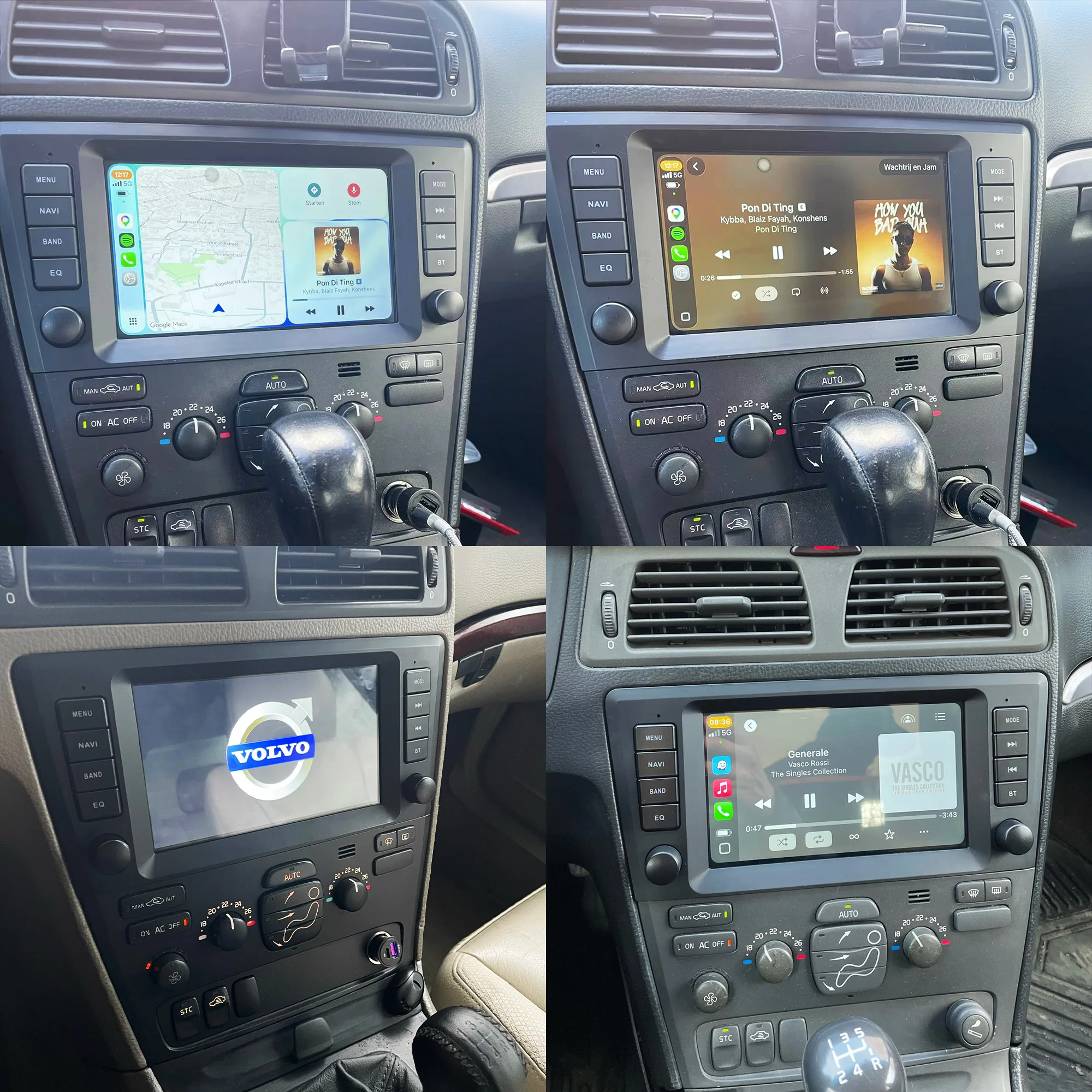 CHSTEK Android 14 For Volvo XC70 V70 V40 Carplay S60 S40 2000-2004 OEM Car Radio Multimedia Player GPS Navi WIFI 4G FM Head Unit
