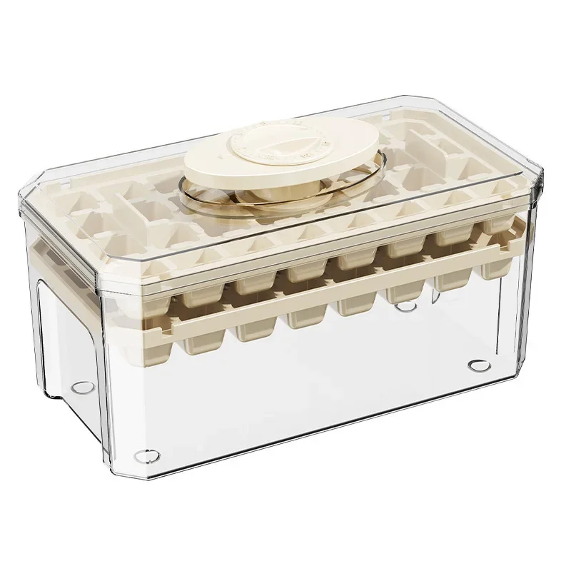 Press Type Ice Cube Mold Ice Cube Tray with Storage Box Silicone Molds Beer Quick-freeze Home Gadgets Kitchen Accessories - view 5