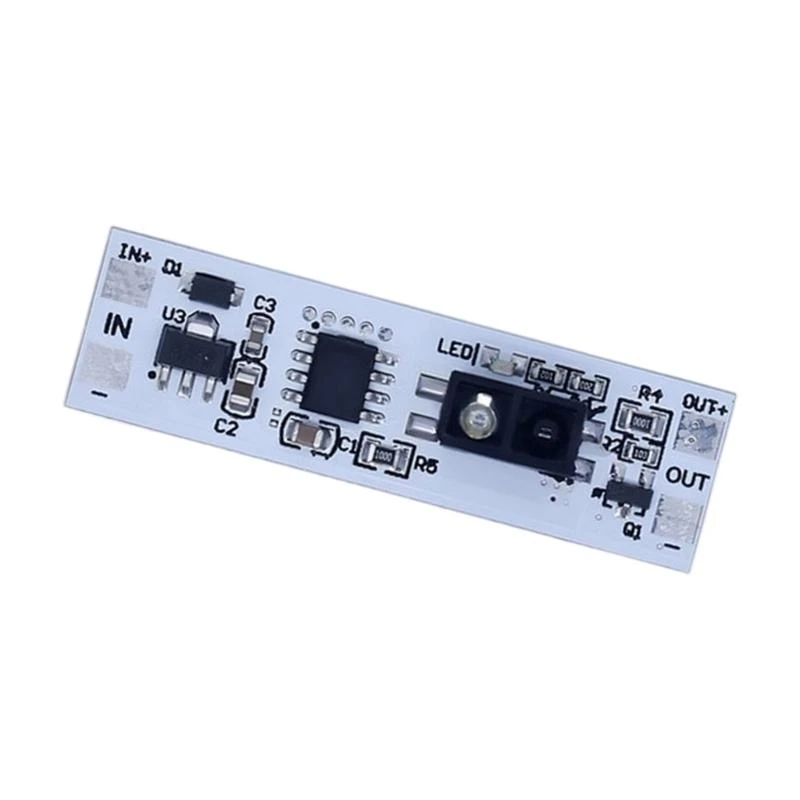 E21E LED مصابيح التحكم في تعتيم مكونات نشطة لخزانة خزانة تبديل اليد وحدة 5V-24V 3A أجهزة استشعار اليد المسح