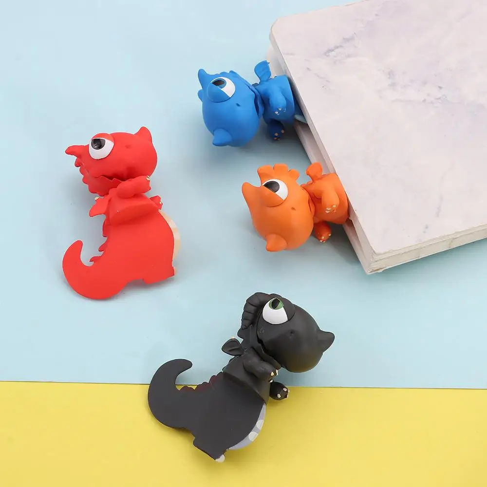 Kreatywność Stereo 3D dinozaur zakładki pcv śliczne śmieszne artykuły papiernicze artykuły papiernicze dla uczniów wacky zakładki do książek