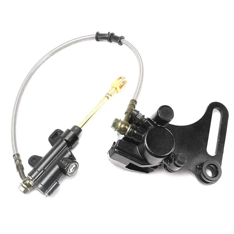 Multi-Purpose 15Mm Motorcycle Rear Disc Brake Assembly Caliper Cylinder For 125Cc 140Cc Scooter Dirt Pit Bike ATV Gokart Spare P