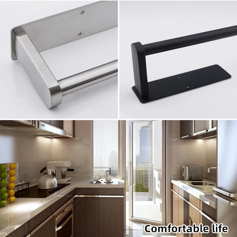 Giá Tường Hộp Đựng Giấy Vệ Sinh Inox Tường Nhà Bếp Cuộn Giấy Mô Có Giá Để Đồ Cho Gia Đình Thả Vận Chuyển