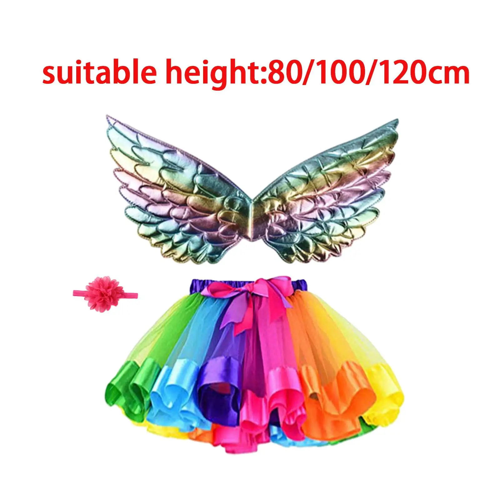 

Girls Fairy Costume Set Butterfly Wing Costume for Birthday Party Masquerade